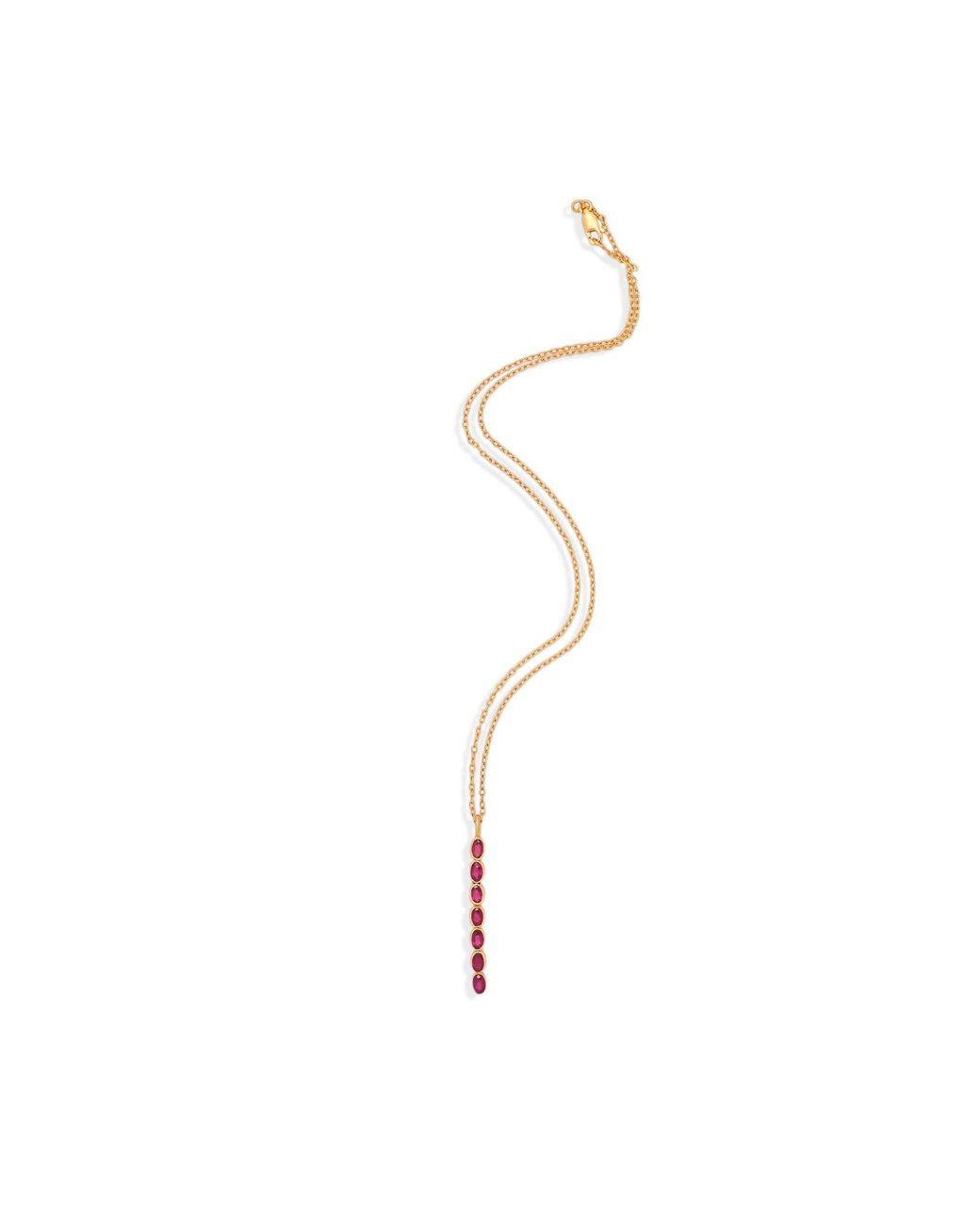 Opium Jewels White Wand Pendant Necklace