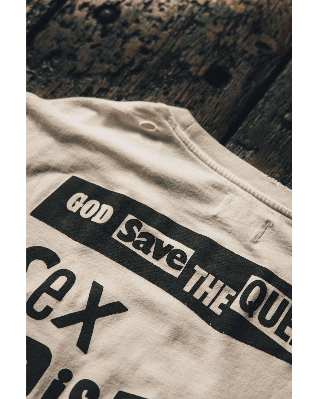 Other Uk White Sex Pistols God Save The Queen Vintage T-Shirt for men