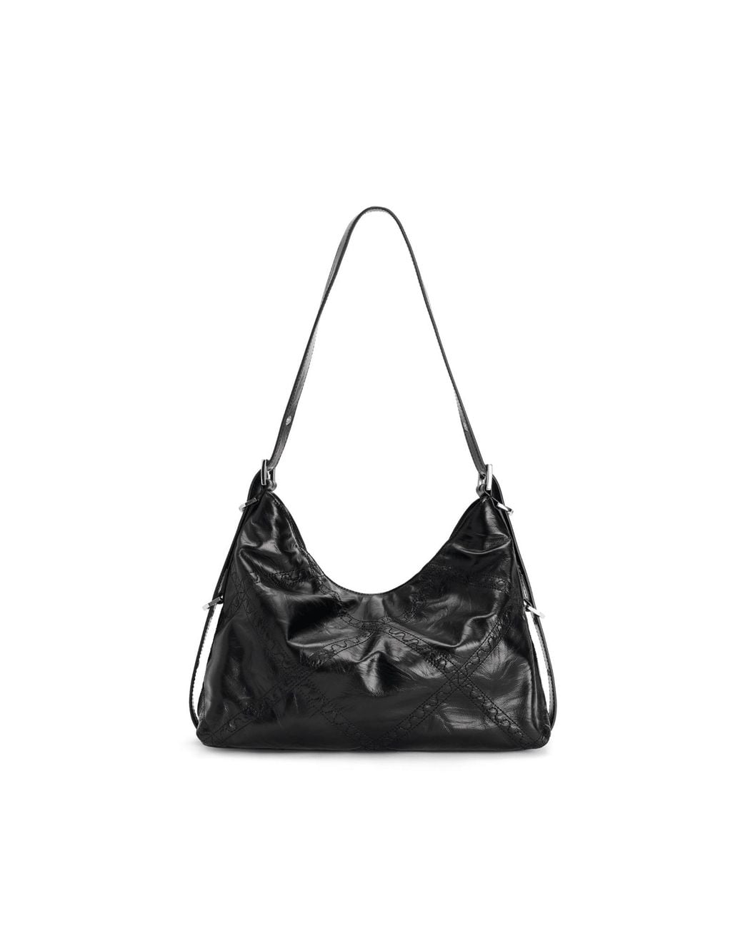 Orange Cube Black Metropolitan Chain Hobo