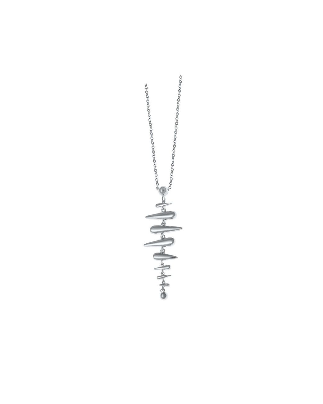 Lucy Quartermaine Metallic Shard Pendant 28/32"