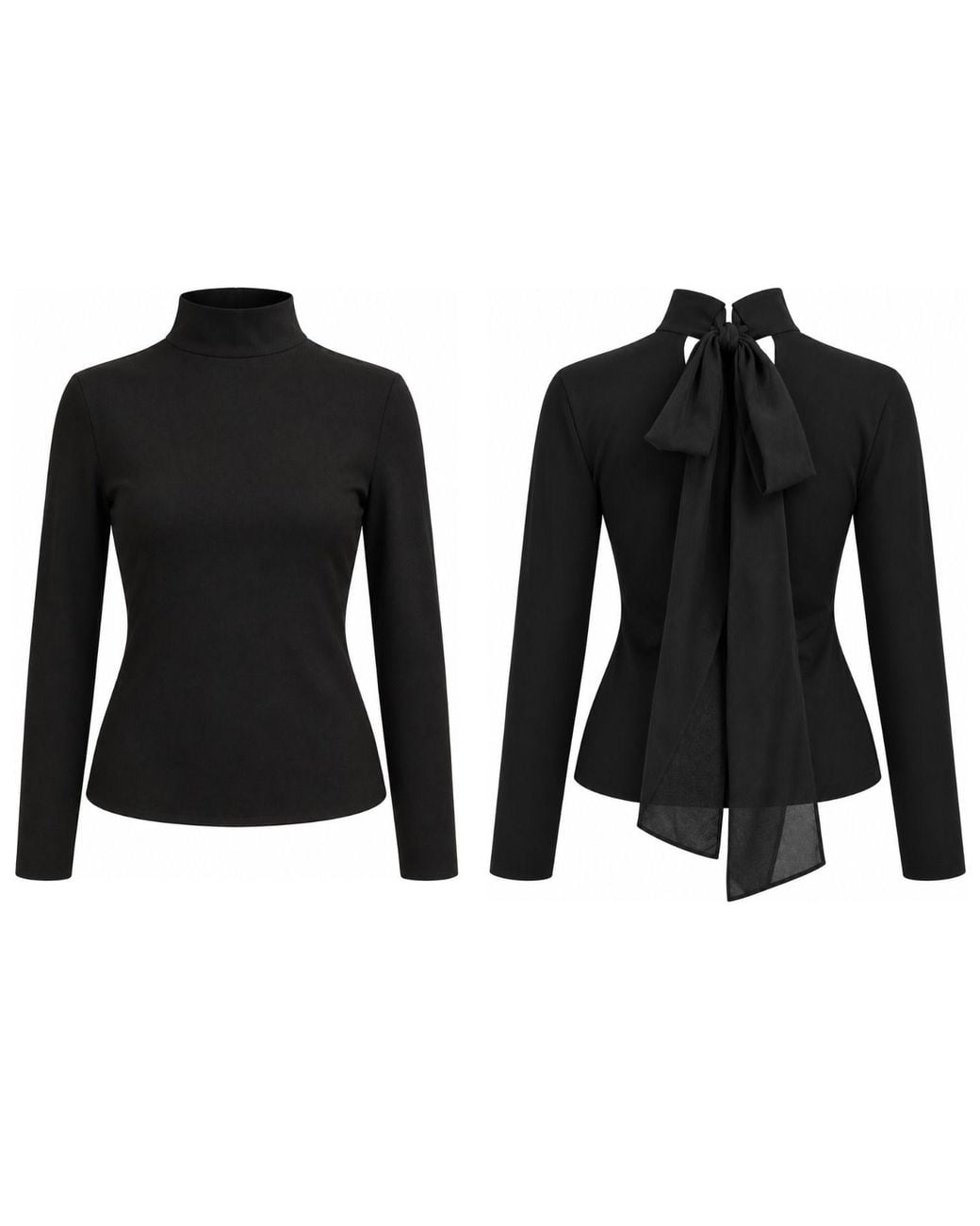 The Ethos Studio Black Boulevard Turtleneck