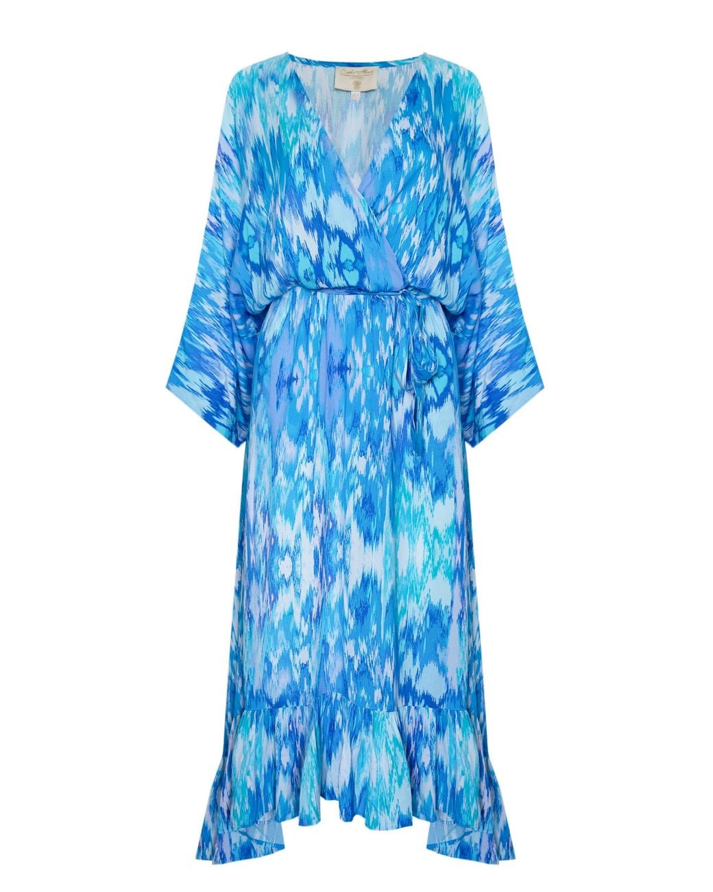 Sophia Alexia Blue Sea Dream Mozambique Midaxi Dress