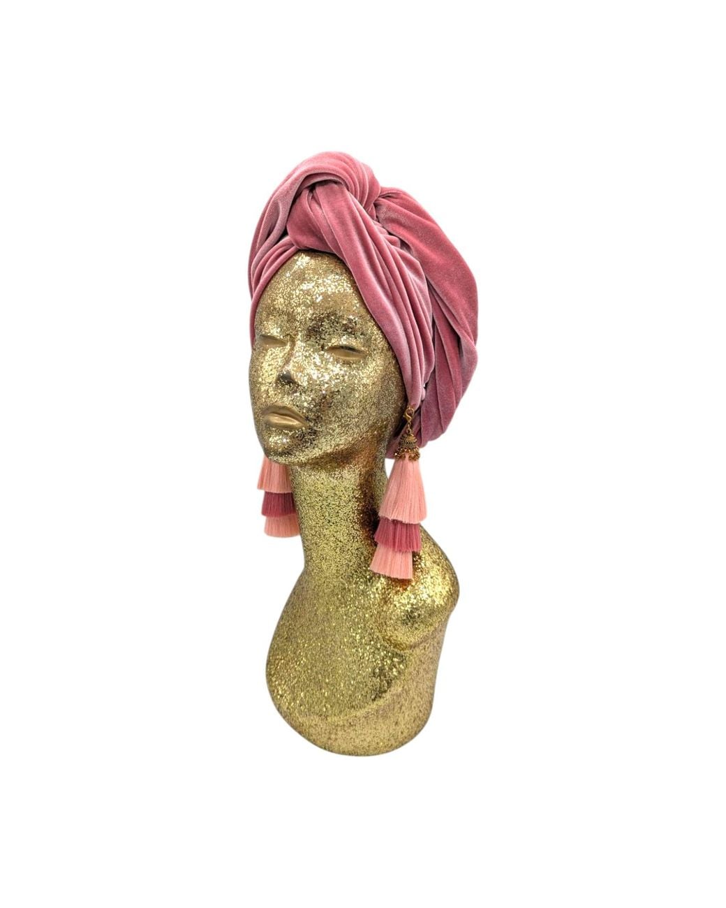 Julia Clancey Red Dusky Swinglette Turban