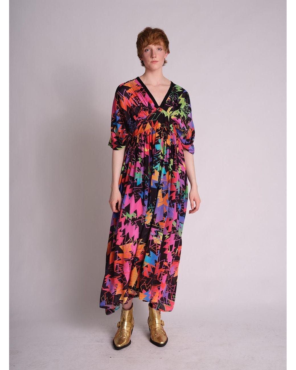 Any Old Iron Red Zowie Kaftan Dress