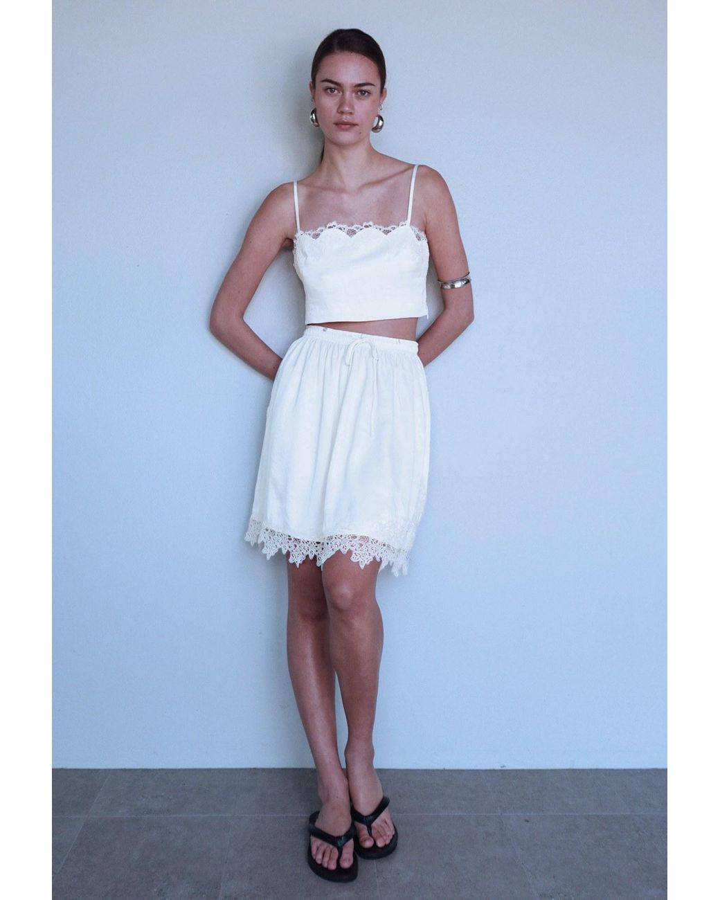 Tohen Natural Ana Two Piece Set Cream