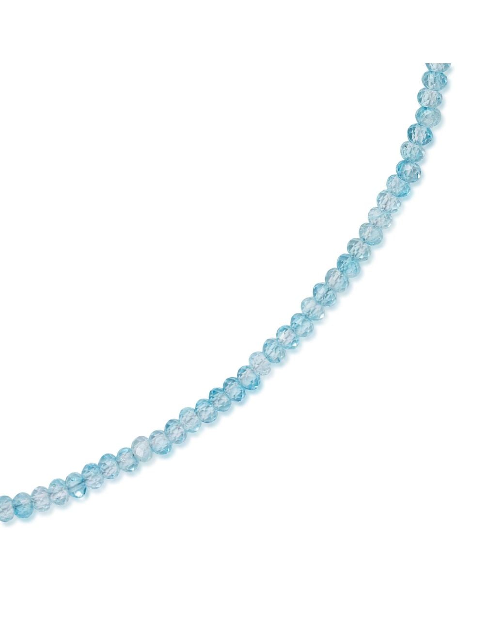 Bombyx House Blue Tiny Topaz Cluster Necklace