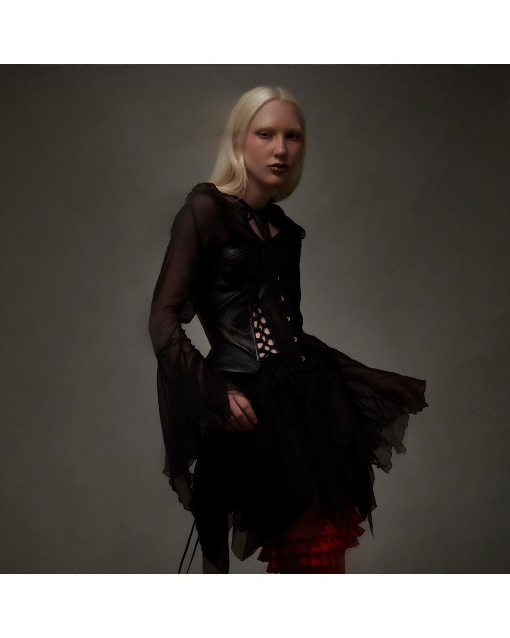 Paloma Lira Black Deadly Love Top
