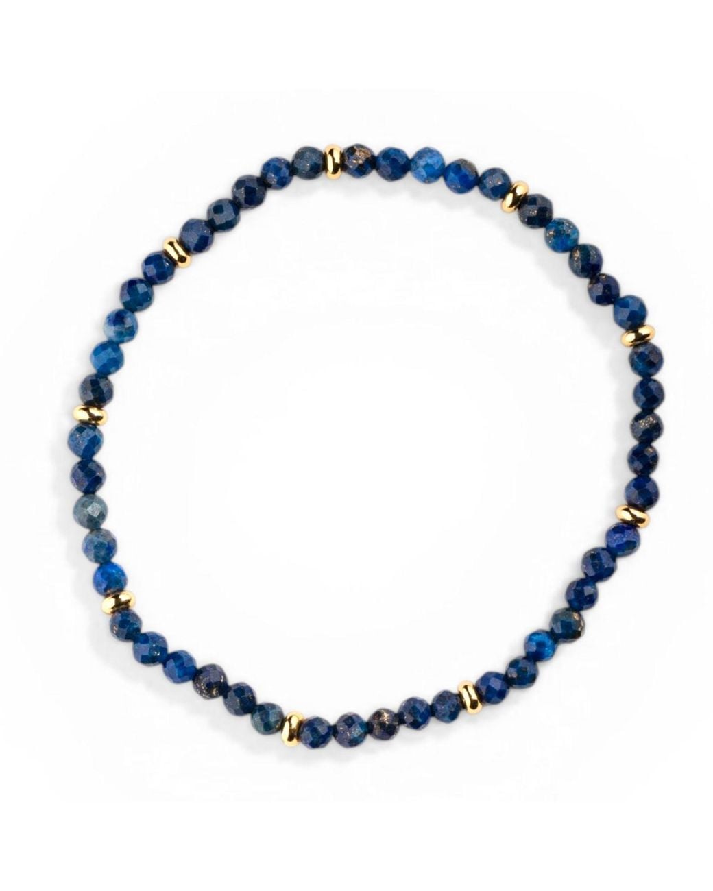 Belinda Jewelz Blue Lapis Lazuli Beaded Bracelet