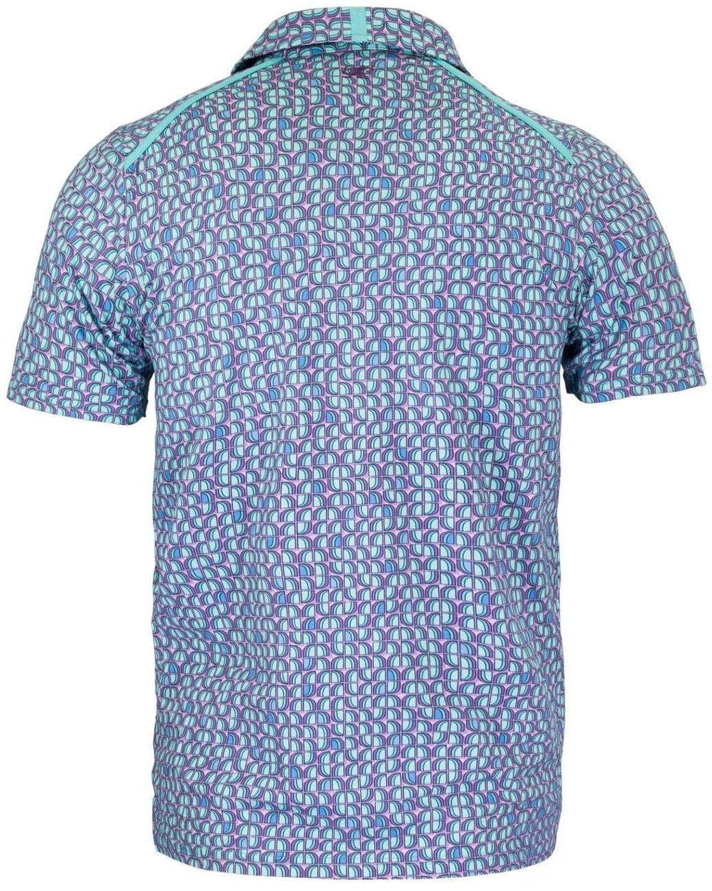 Lords of Harlech Blue Pietro Petal Trio Polo Shirt for men