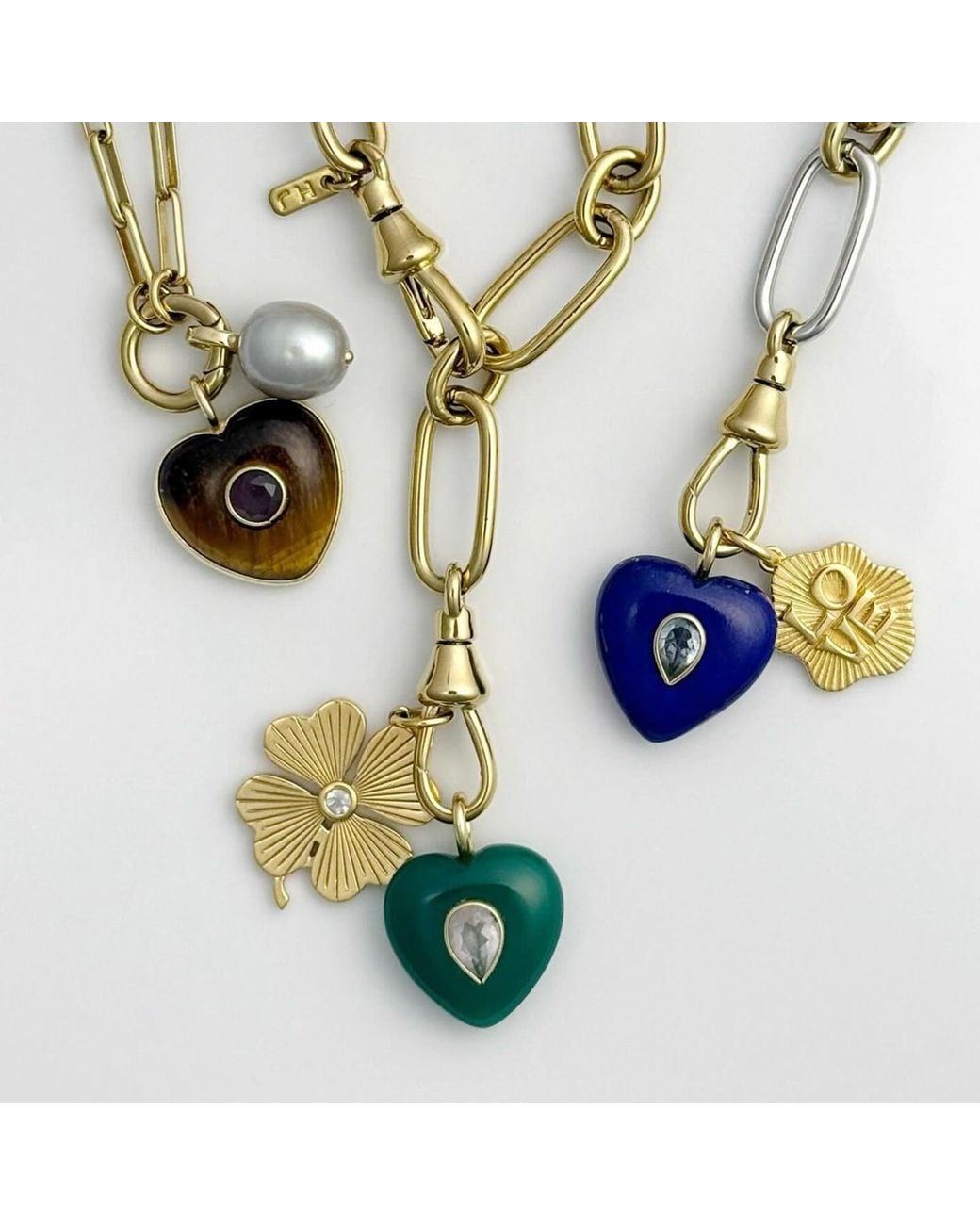Hye Jane Jewelry Metallic Serene Clover Necklace