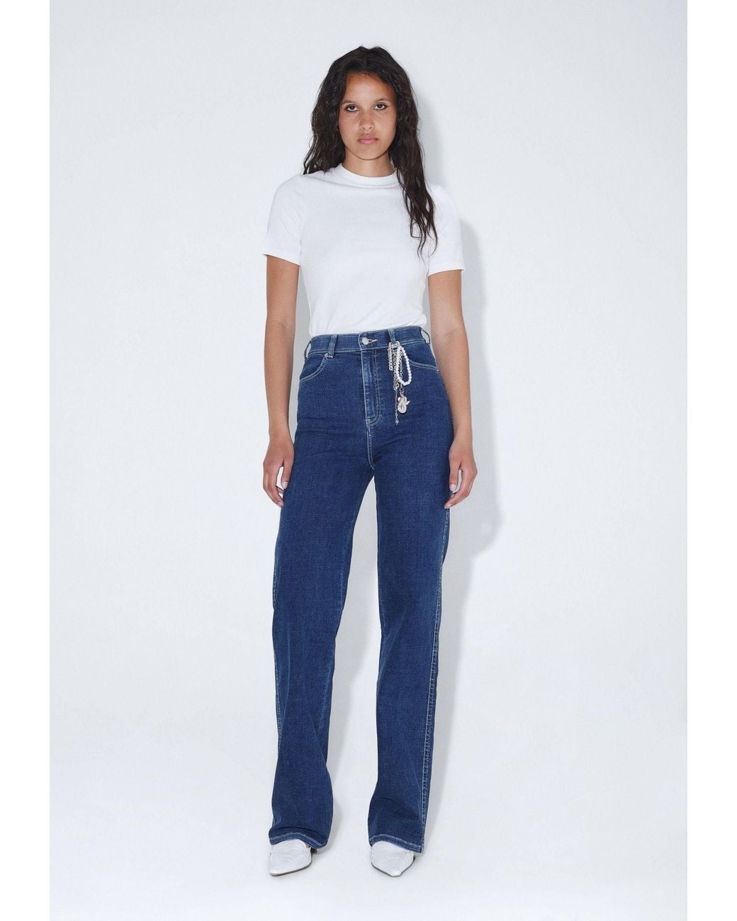 Dr. Denim Blue Moxy High Straight