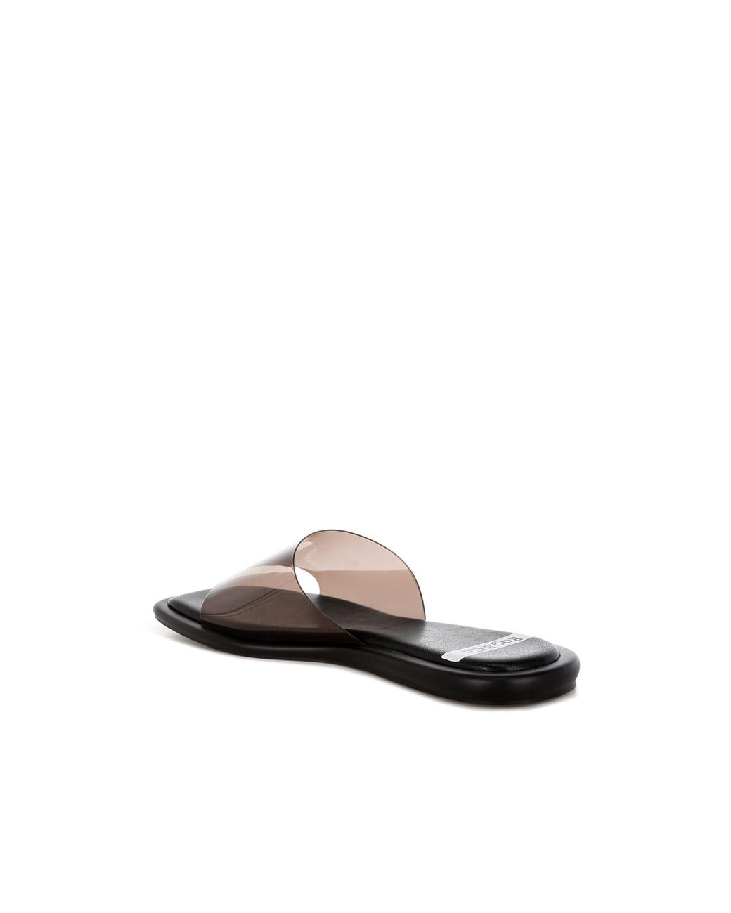 Rag & Co Black Aponi Tinted Strap Slip Ons