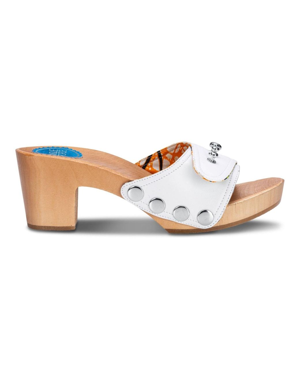 Nique Forde White Cotton Georgie Sandals