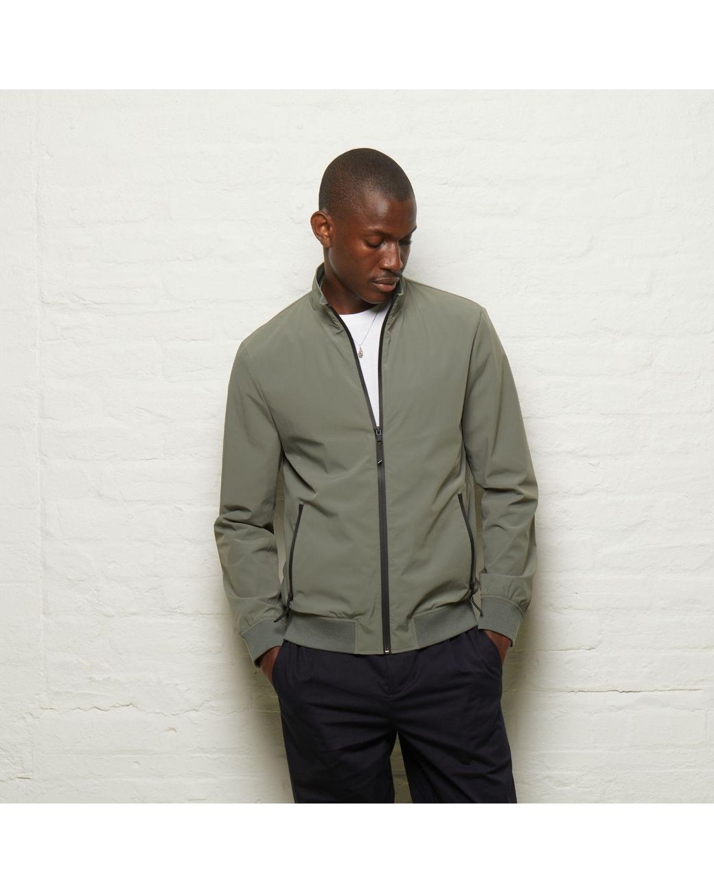 Guards London Green Hanson2 Bomber Jacket for men