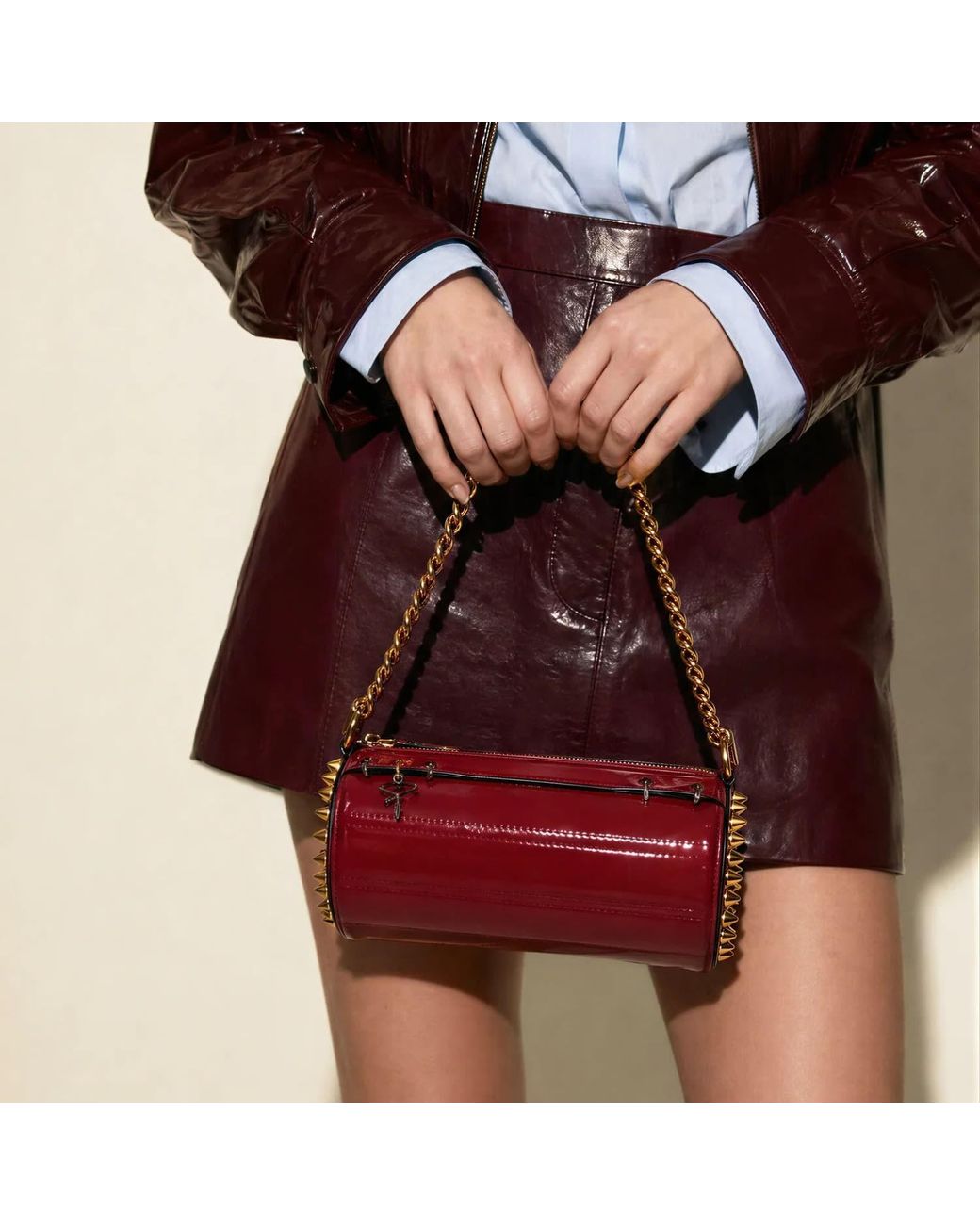 Pimpinicchio New York Red Tube Cross-Body Bag