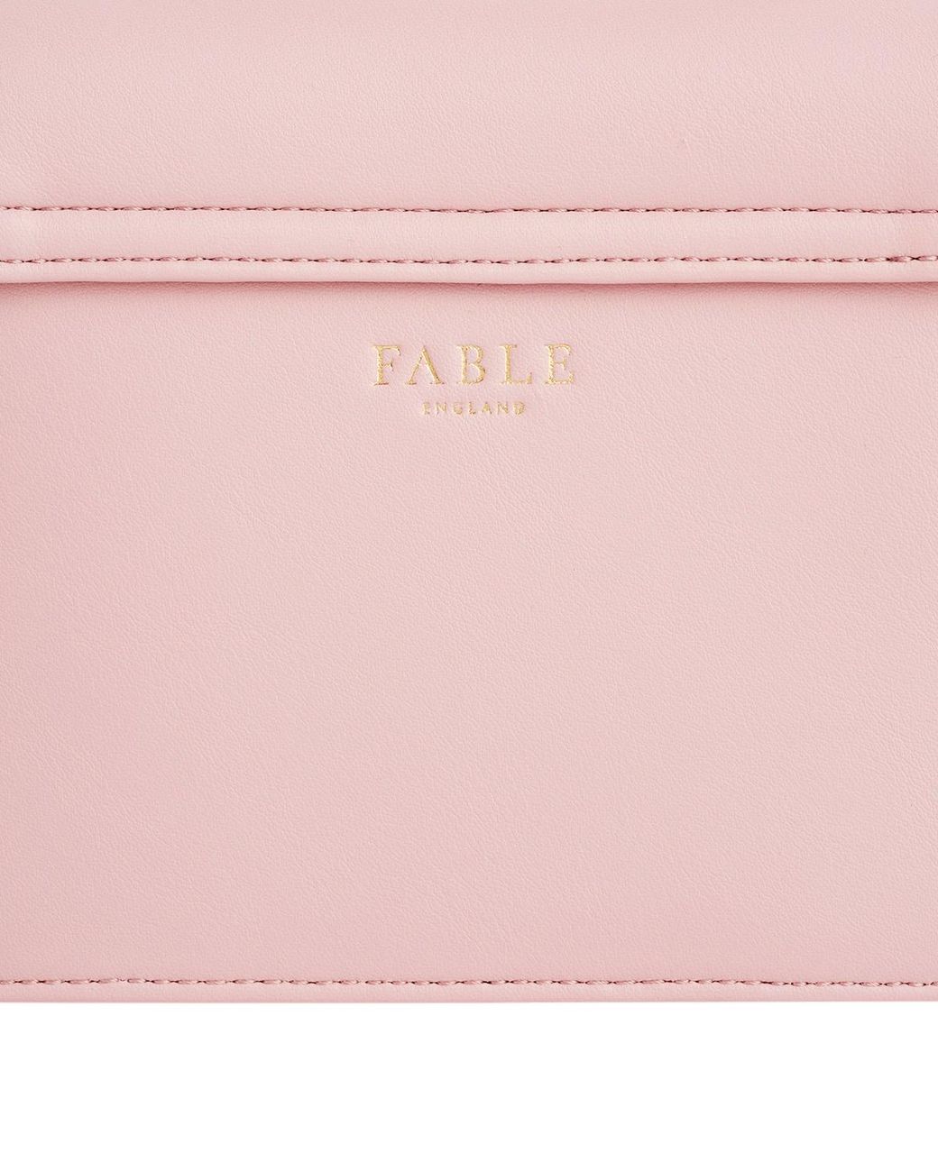 Fable England Pink Structured Tote Bag Small