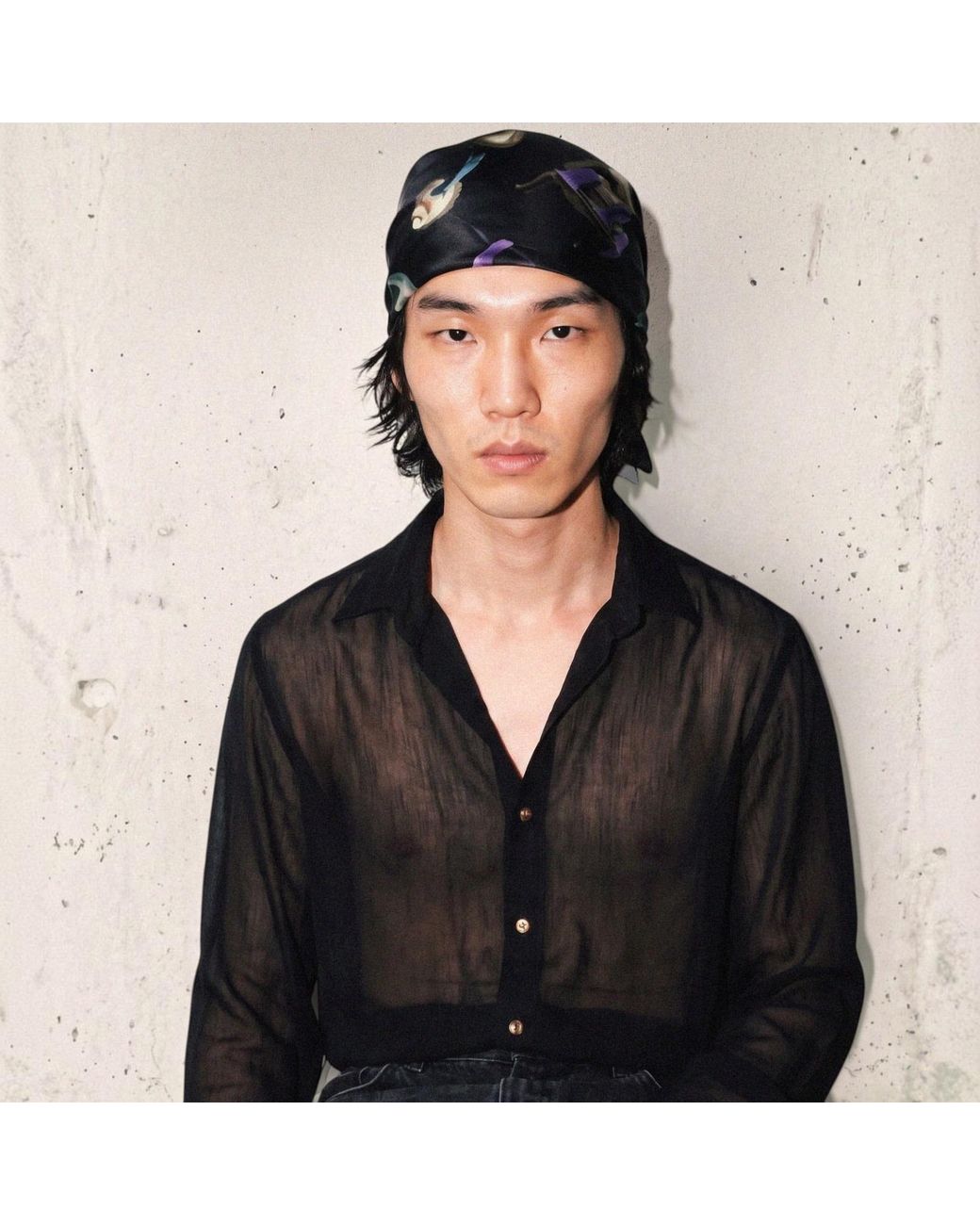 Monzlapur New York Black Horses Wear Wigs Small Scarf for men