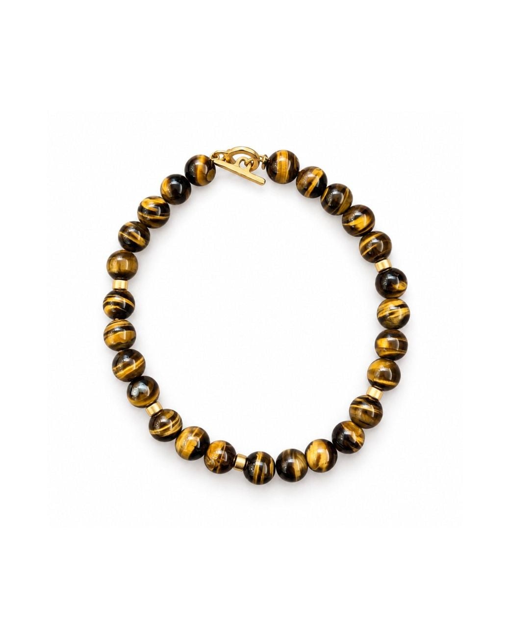 Lalinde Metallic Terra Tiger Eye Necklace