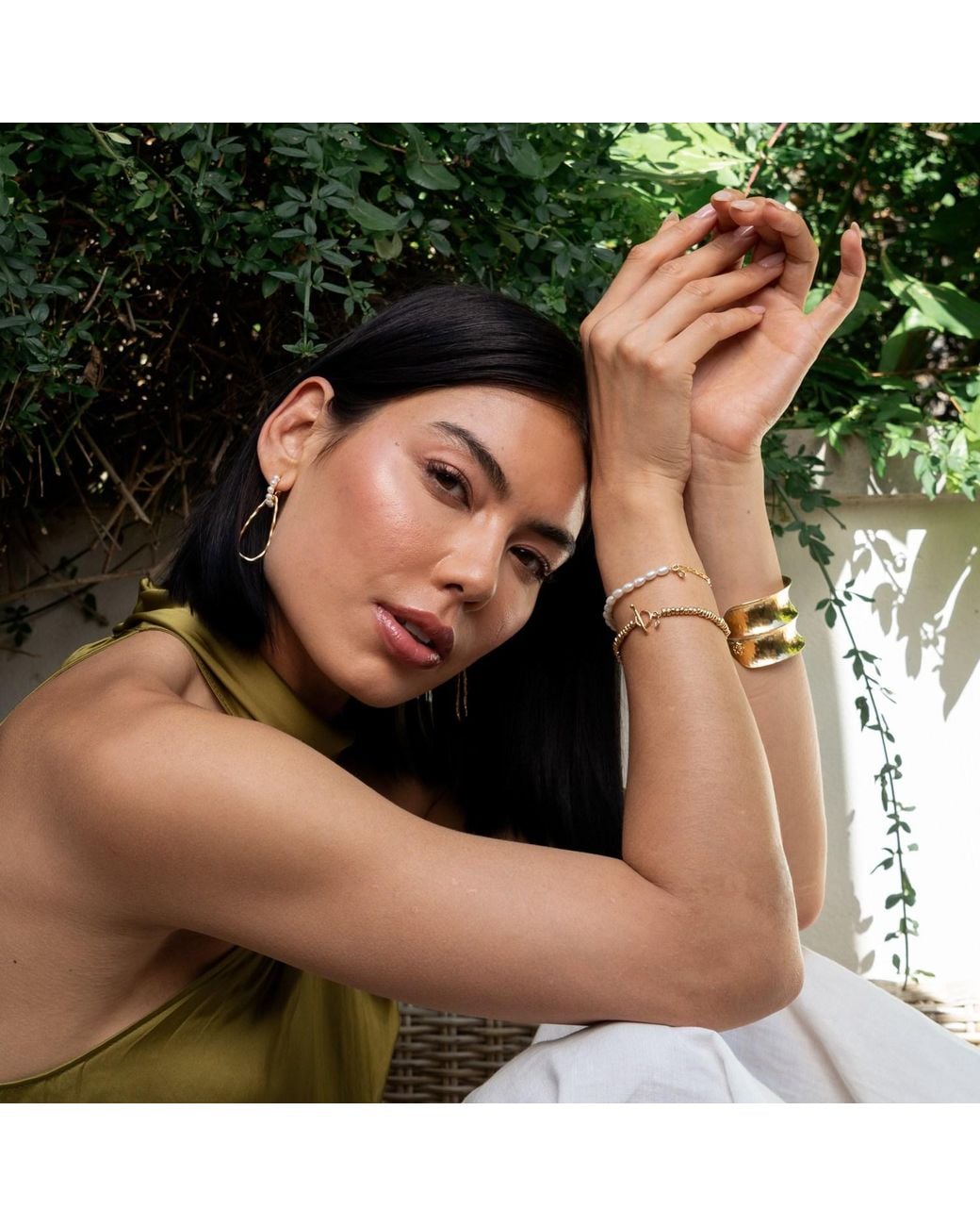 Dower & Hall Metallic Signature Nomad Nugget Bracelet