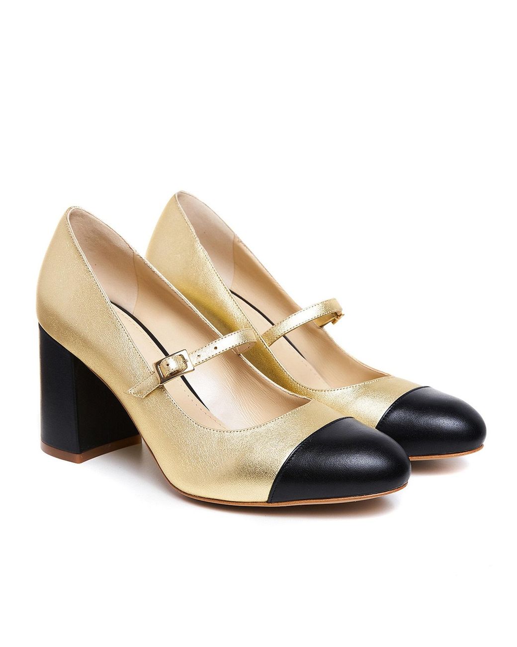 Ginissima Metallic Carrie Round Toe Mary-Jane