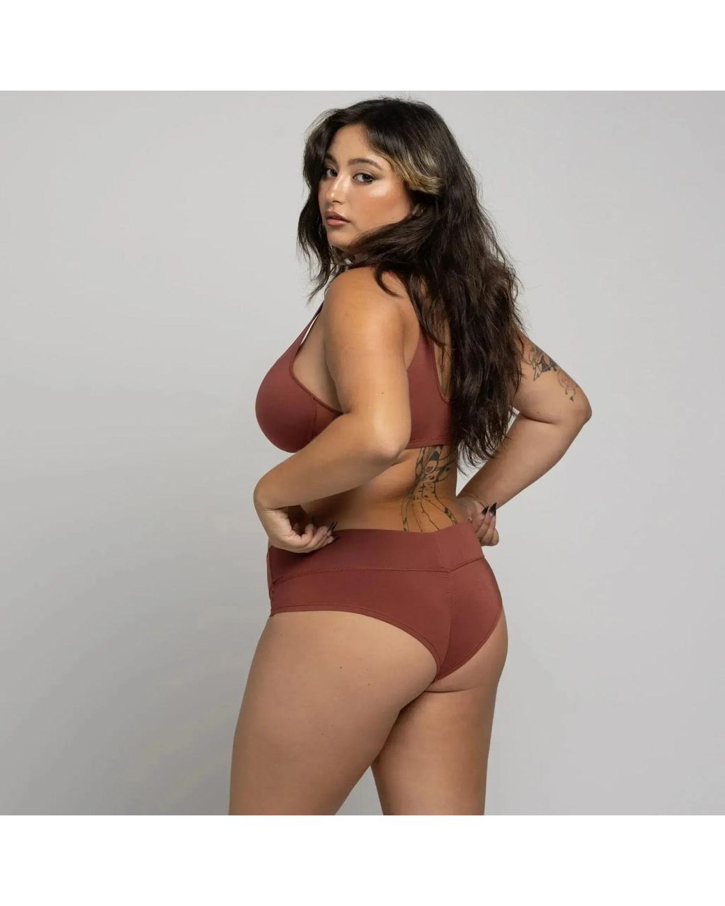 MONIQUE MORIN LINGERIE Red Core Low Rise Hipster Sugar