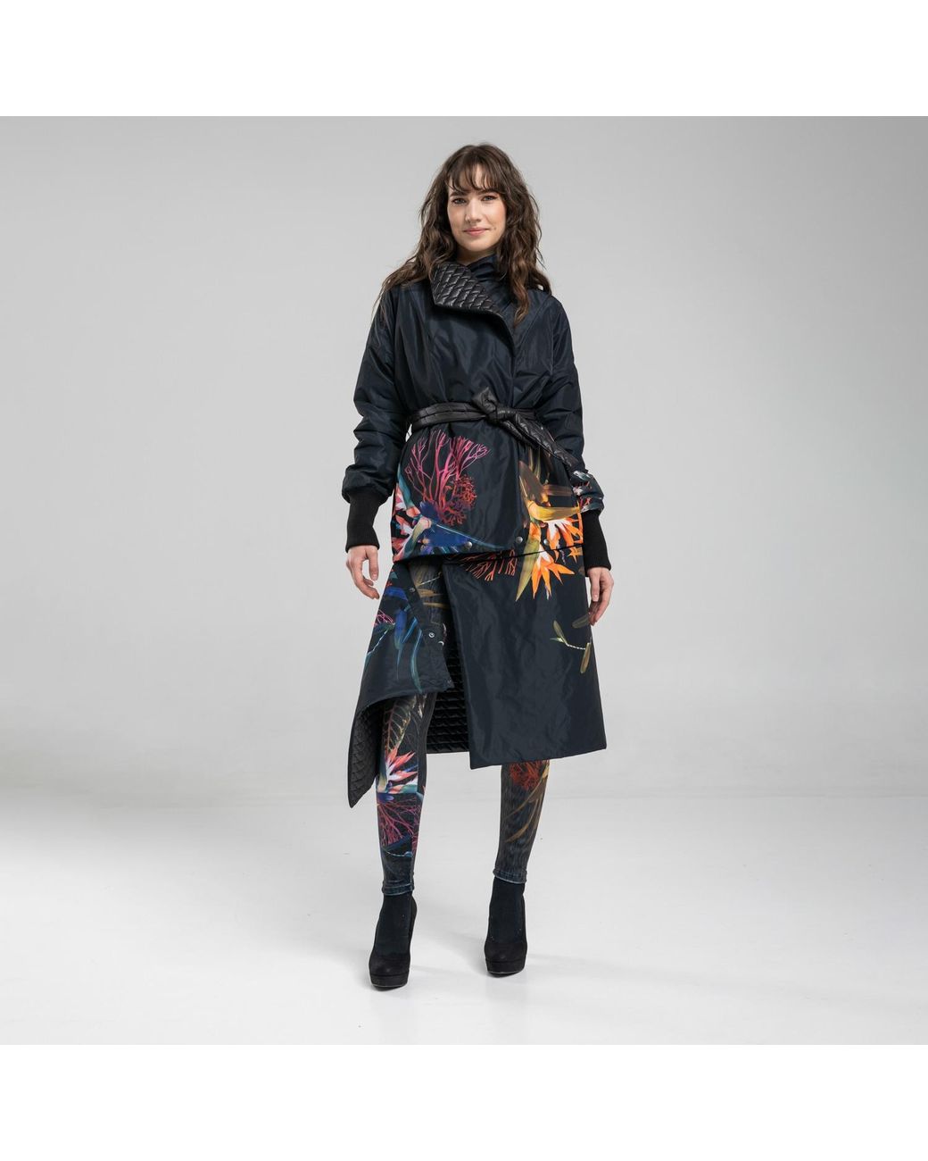 ARTISTA Blue Versatile Reversible Quilted Jacket