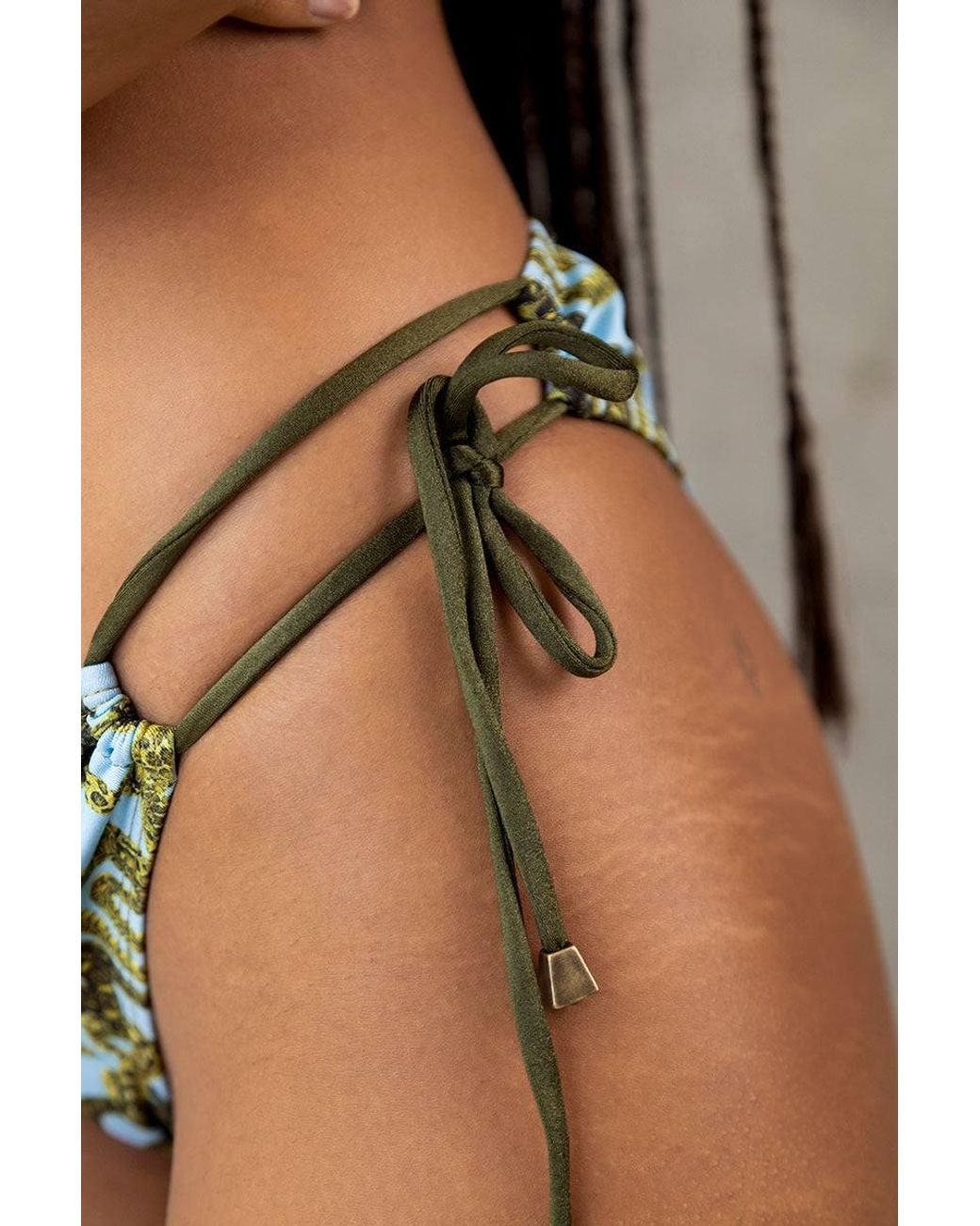 Monzlapur New York Green Serpent Bikini