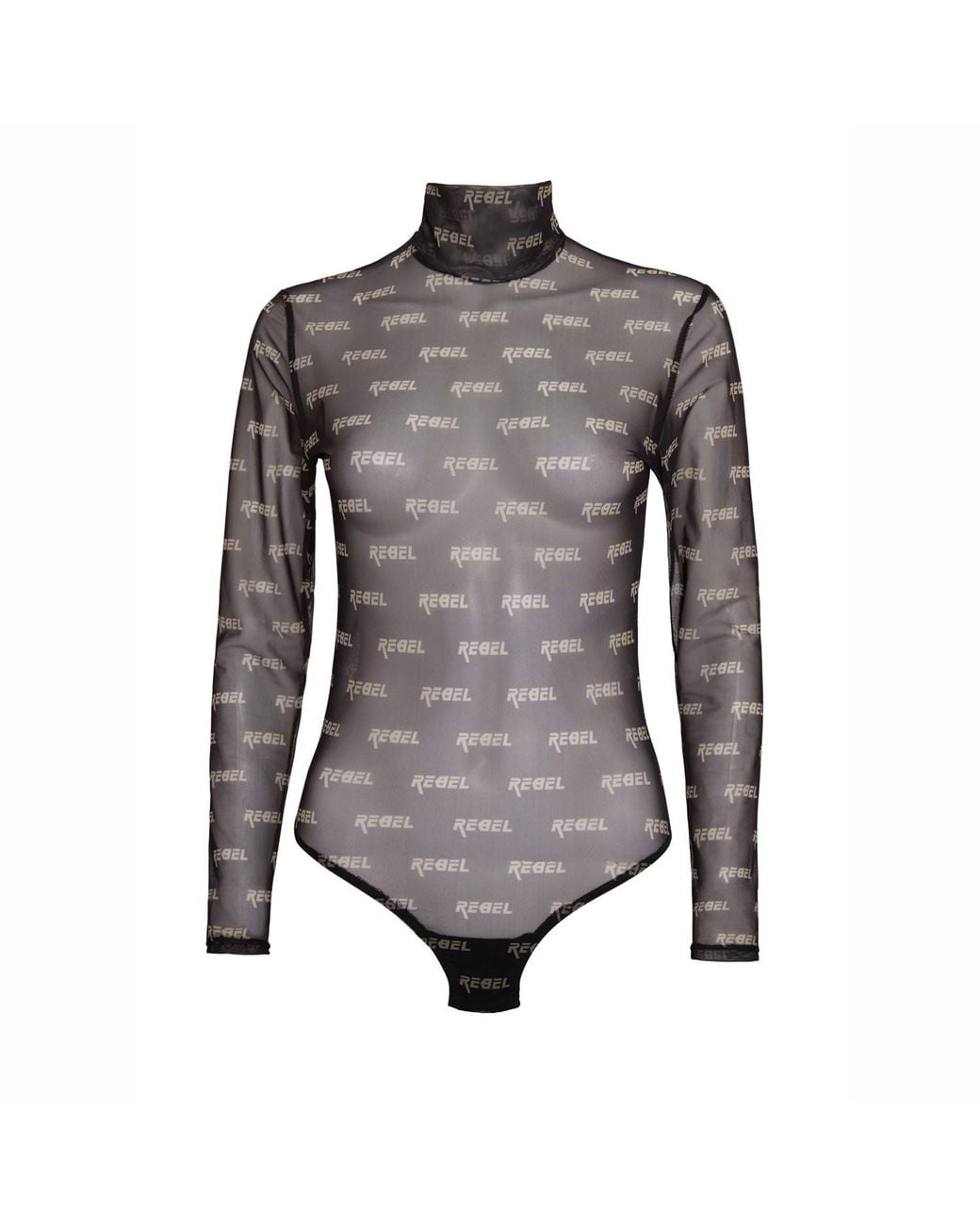 Sarah Regensburger Black Rebel Mesh Bodysuit