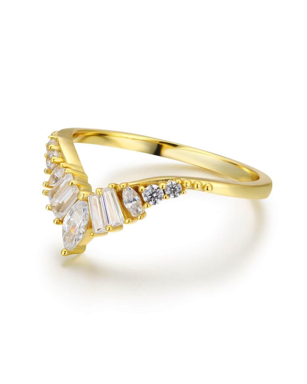 Azura Jewelry New York Metallic Hillcrest Ring Vermeil