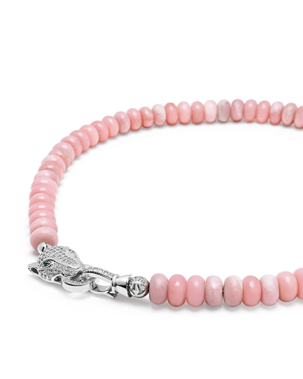 Nialaya Red Opal Choker With Panther Head