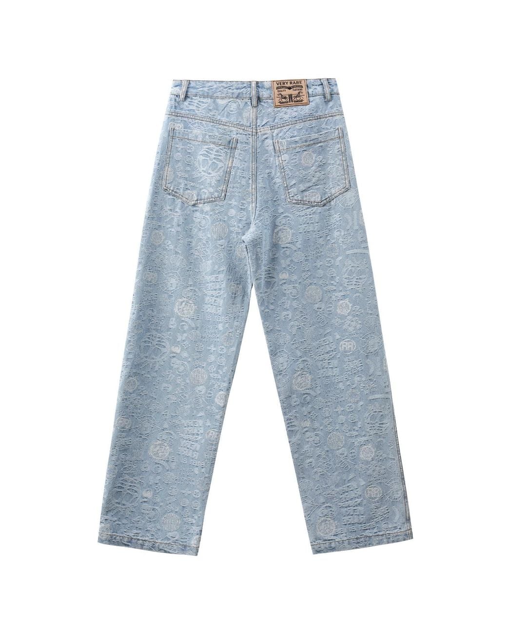 VERYRARE Blue Monogram Pants for men