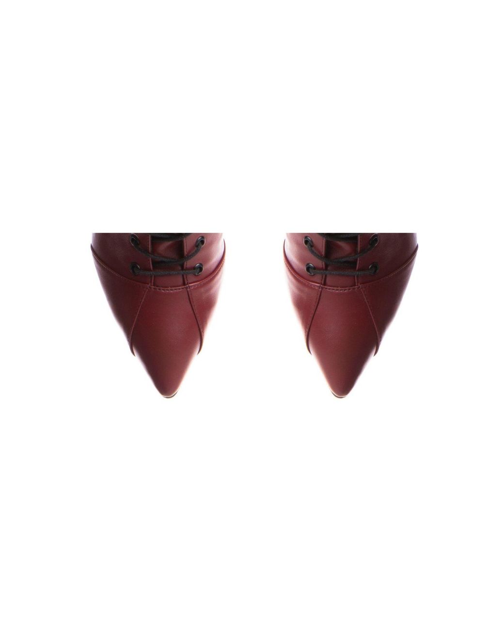 The 5Th Element Purple Daria Camel Burgundy Slim Boots