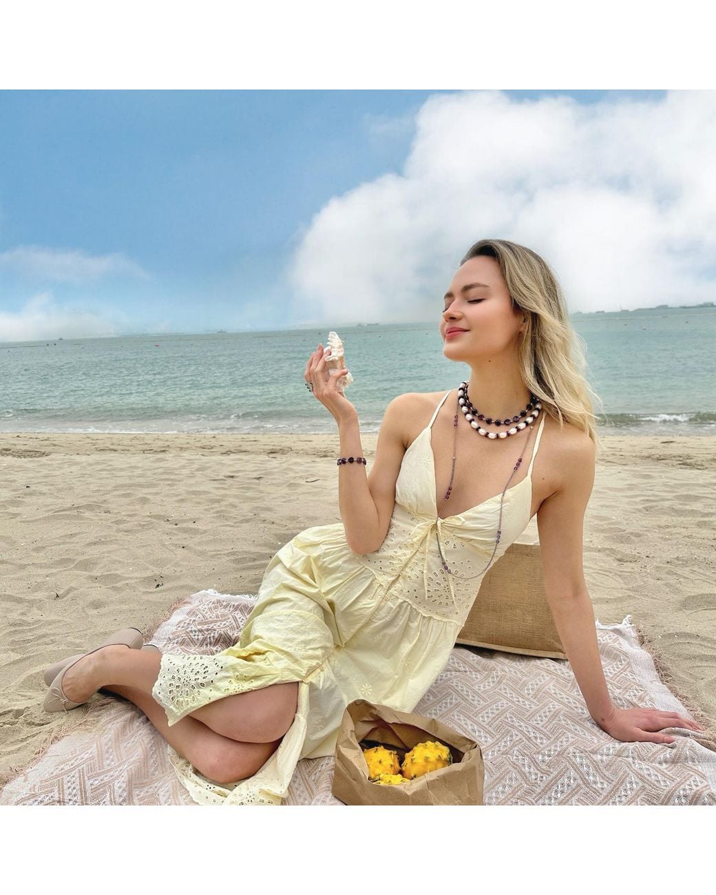 Farra Multicolor Natural Cultured Freshwater Pearls With Gemstone Necklace
