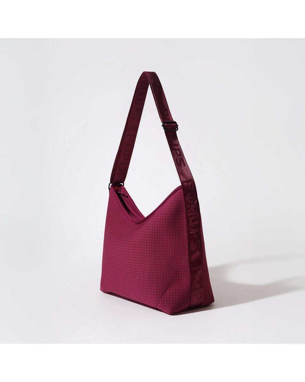 Pop Ups Brand Purple Hobo Crossbody Bag Berry