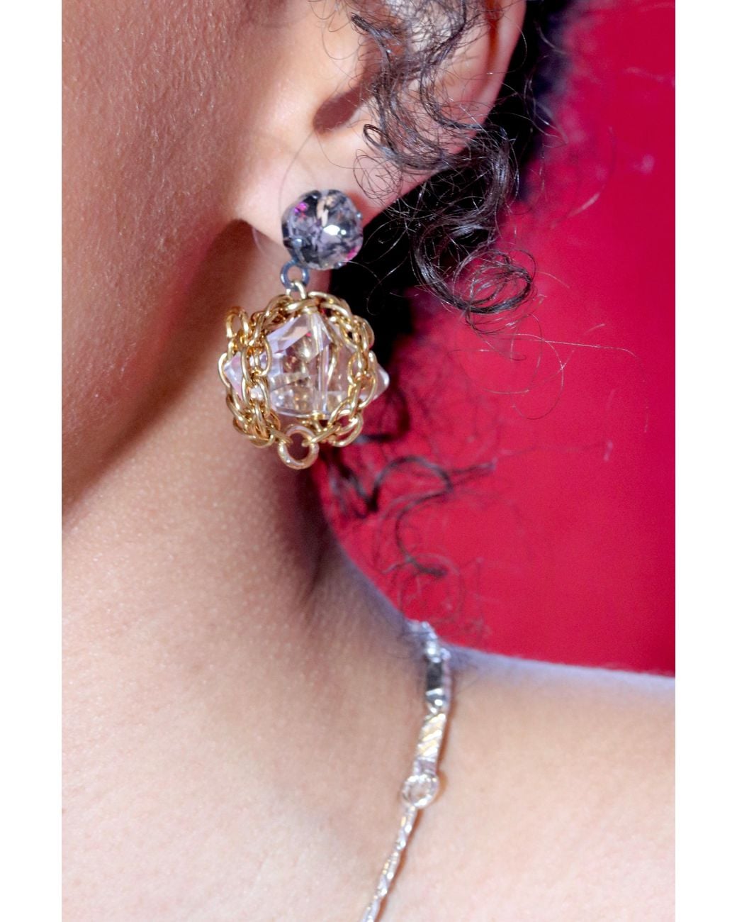 Vicki Sarge Black Josephine Earrings