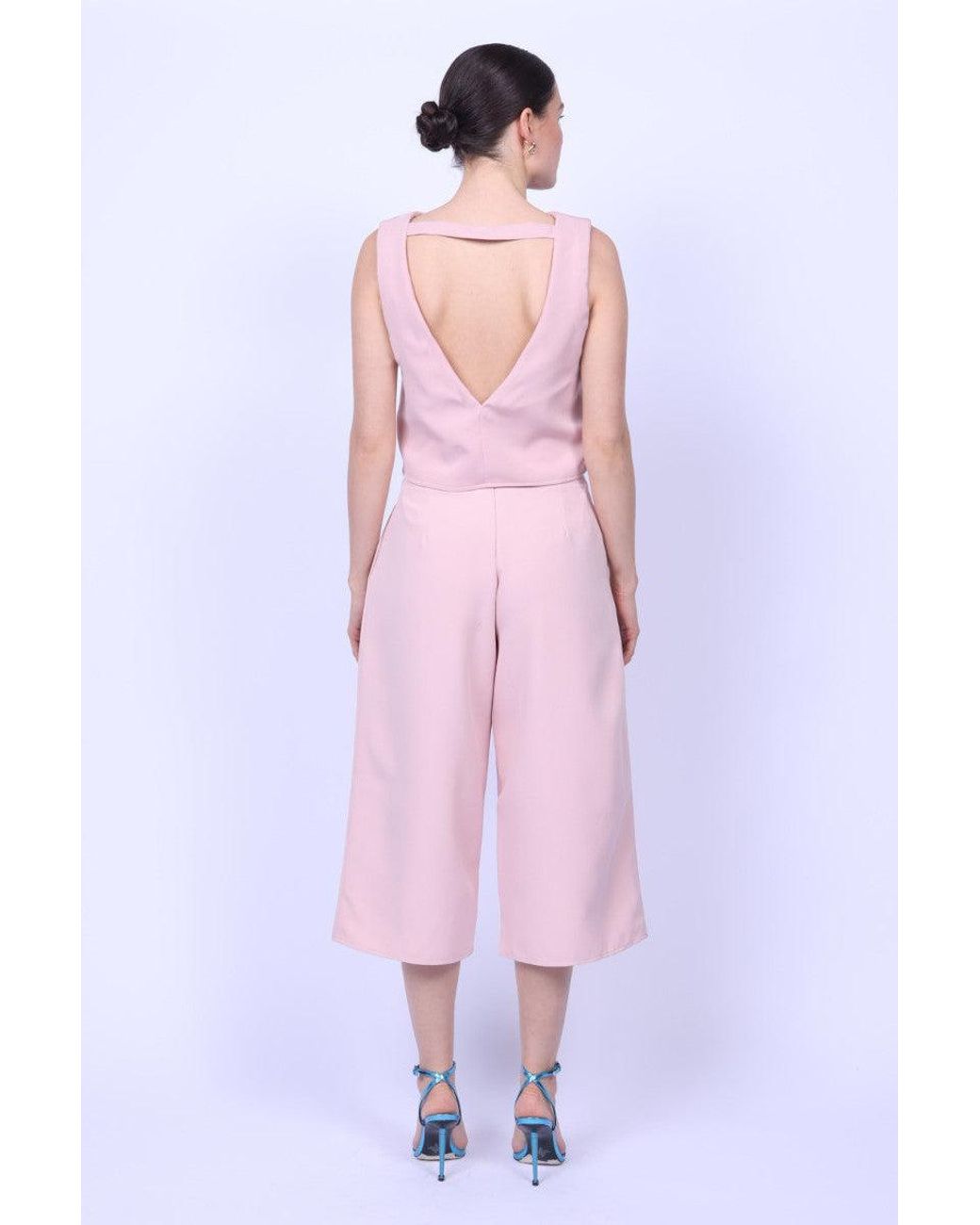 Mary Dickow Pink Nia Cullotes-Baby