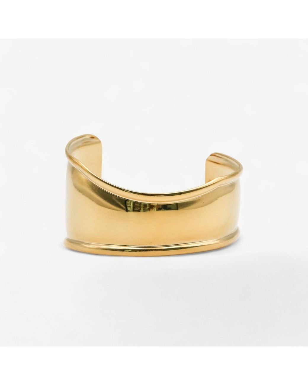 Miss Cecilia Metallic Arc Cuff Bangle