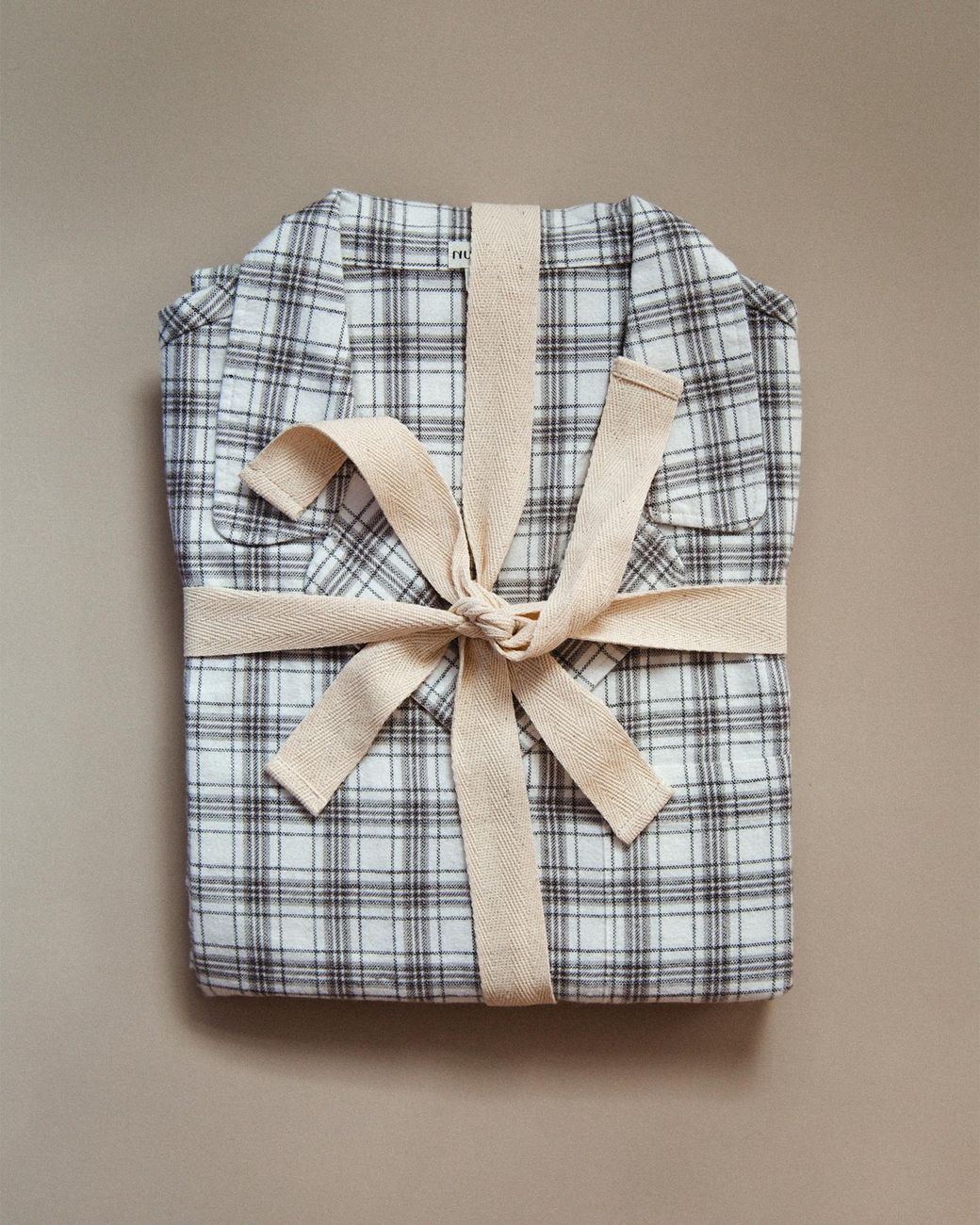 Nudea White Neutrals The Classic Flannel Pj Set