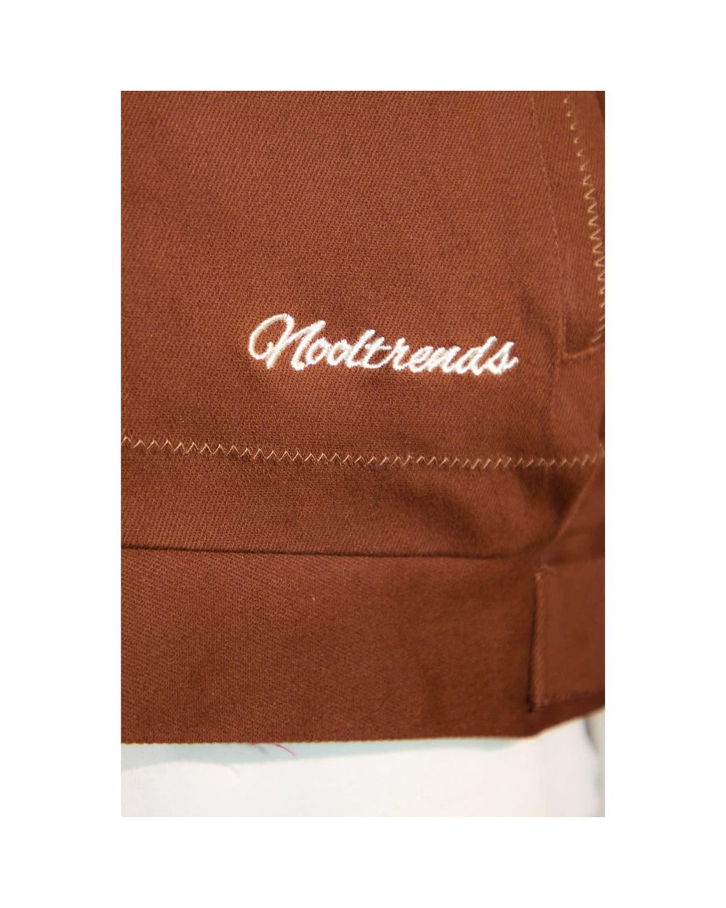Nooltrends Brown Mocha Palmeraie Embroidered Jacket