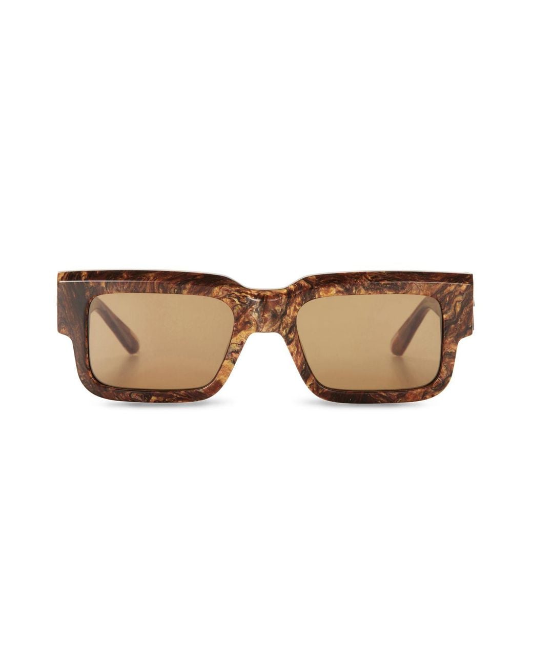 The Avantguard Brown Vetiver Golden Tort Sunglasses