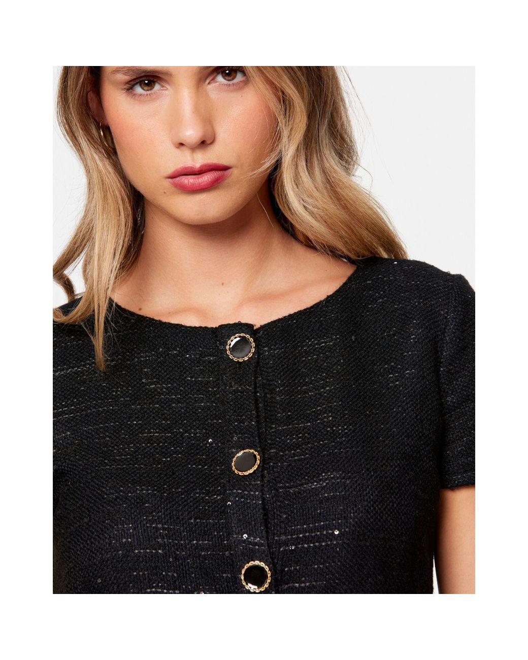 Helen Mcalinden Black Anouska Boucle Dress