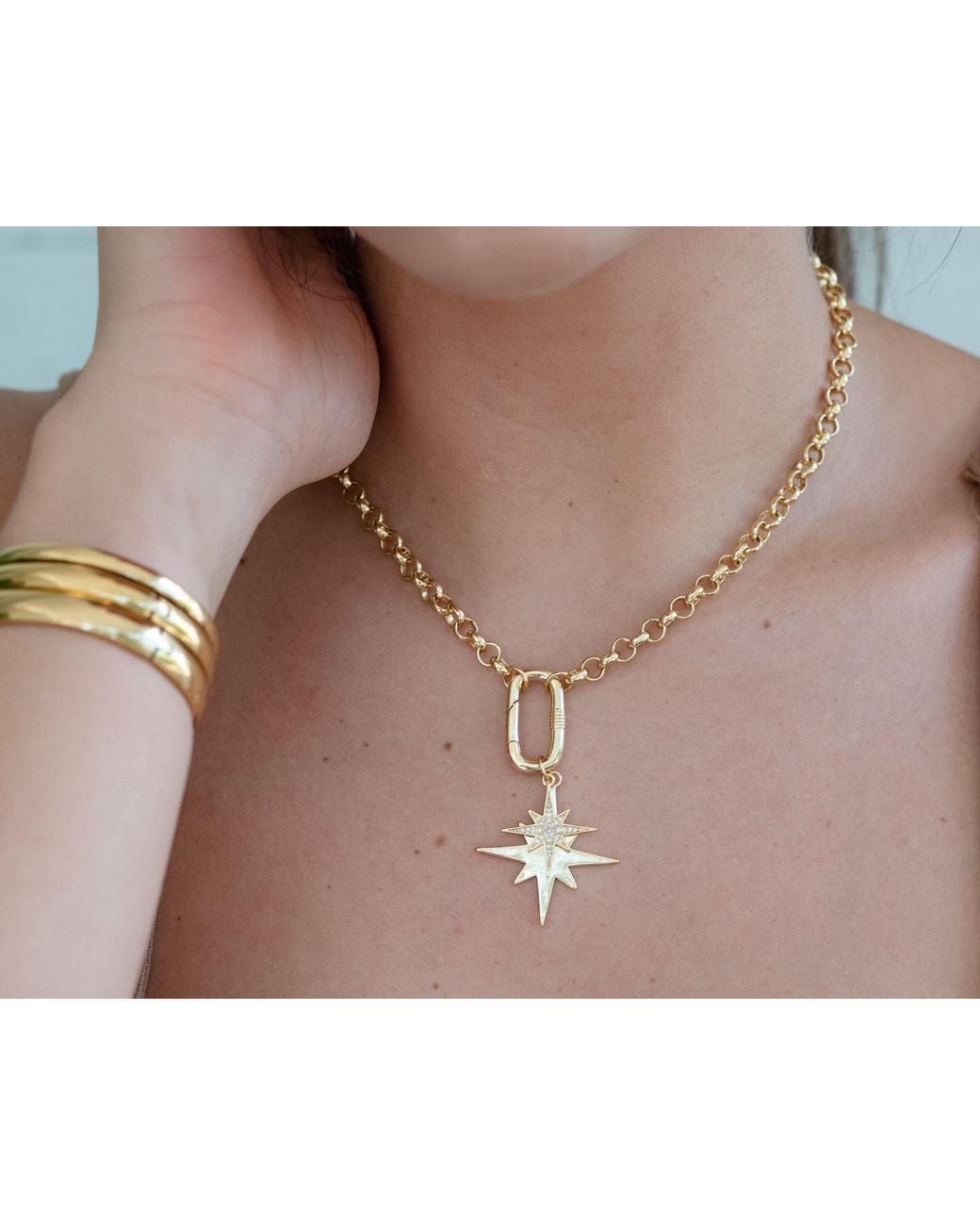 Adriana Pappas Designs Metallic Constellation Necklace