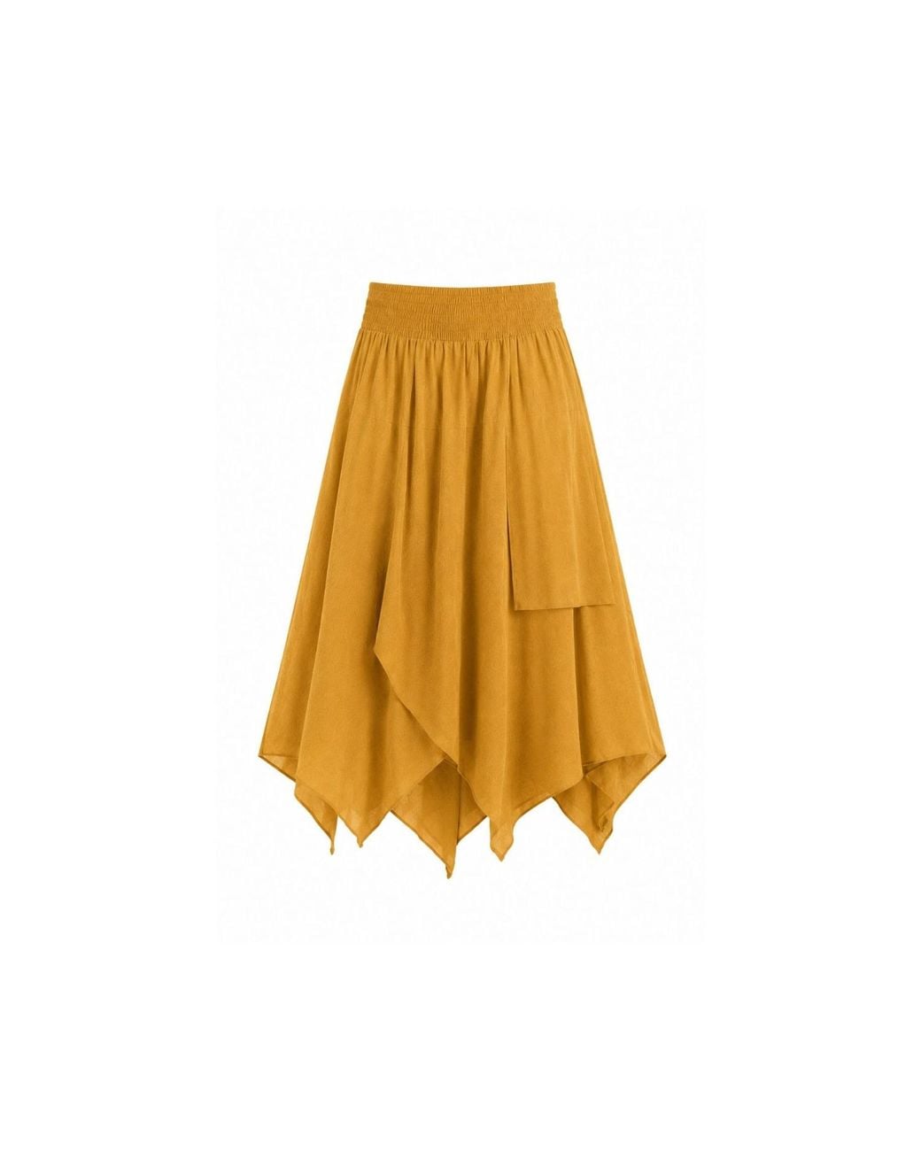Lumina Eligma Yellow Crinckle Freesize Skirt