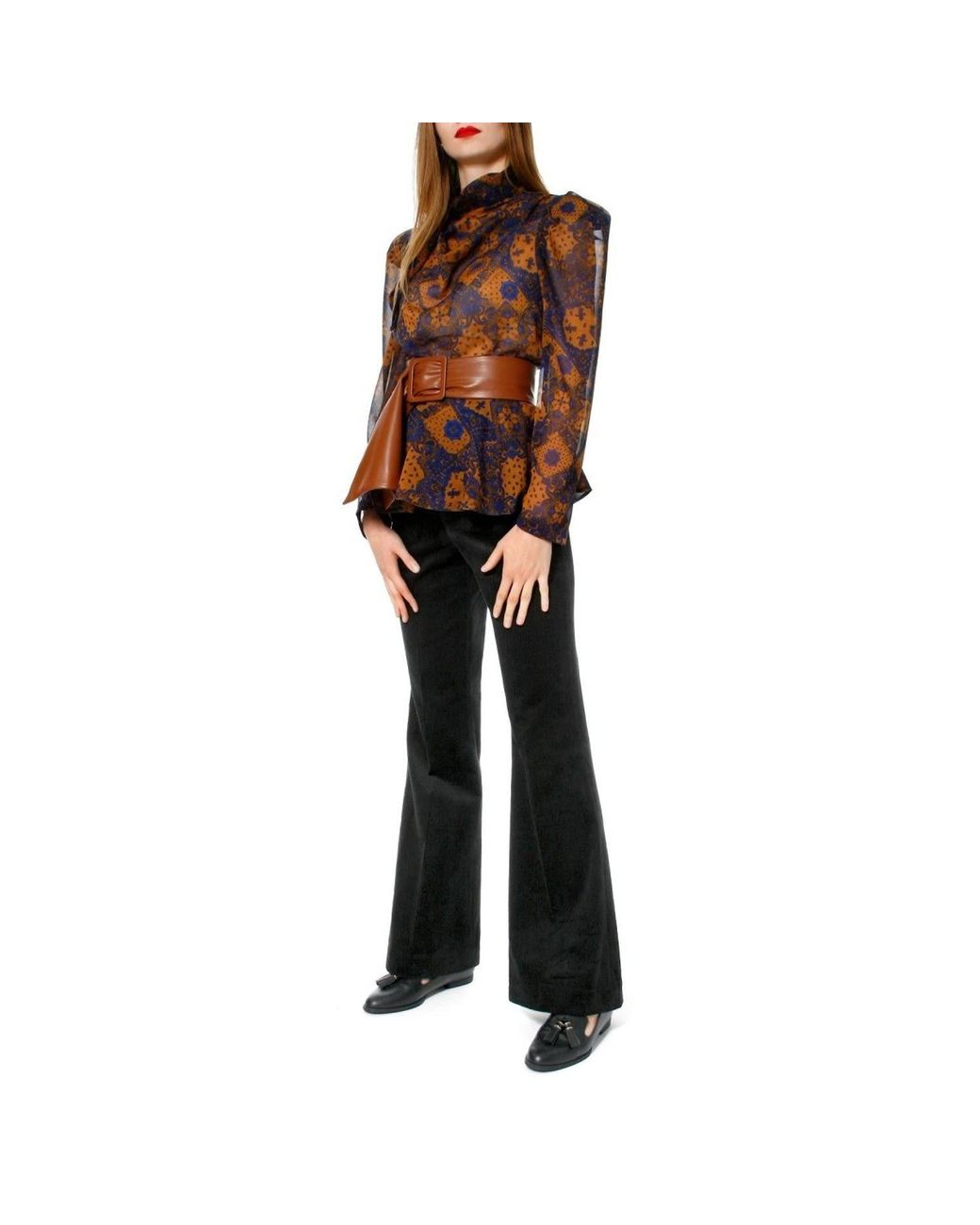 AGGI by HALEWSKI Black Jane Metropolis Trousers