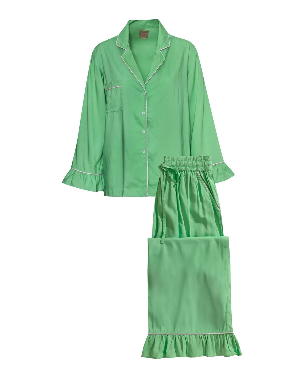 Carolina Benoit Green Luxury Bamboo Pajama Set