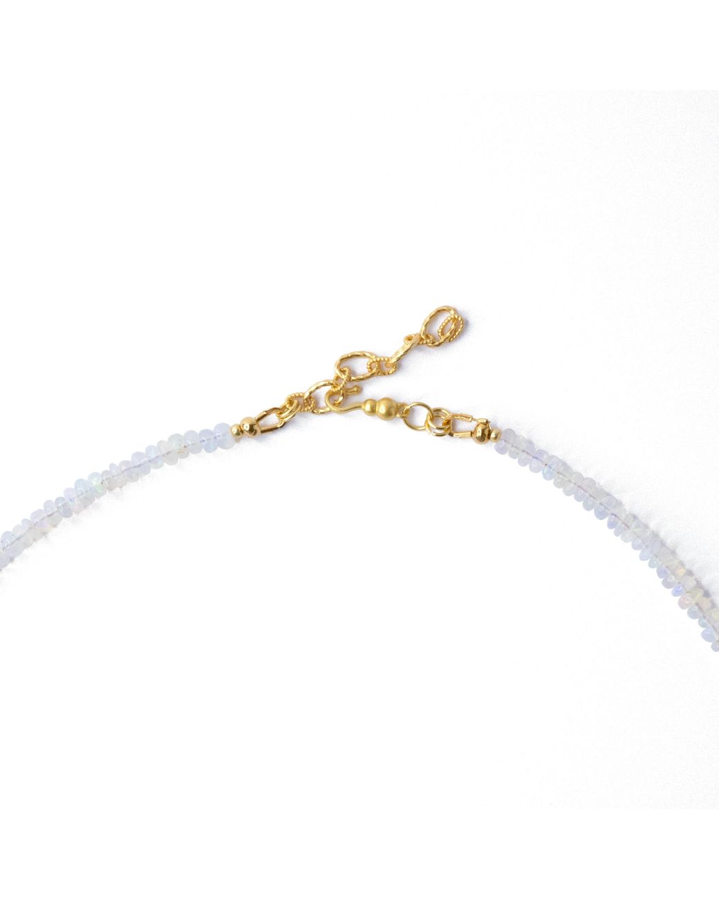 Bombyx House Metallic Ethiopian Opal Necklace