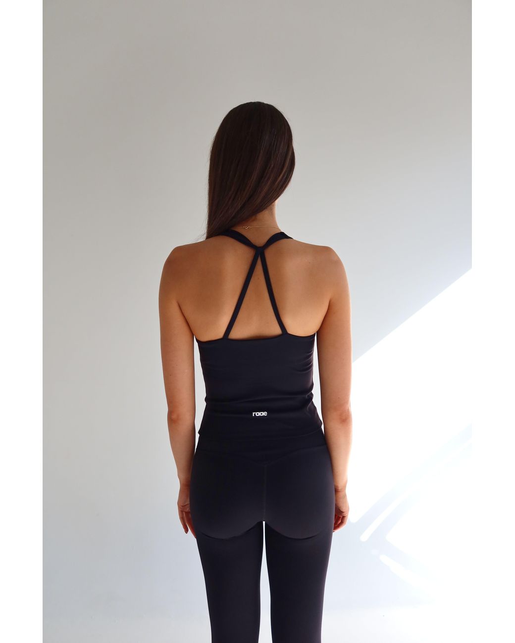 Raae Uk Black Sculpt Scrunch Top