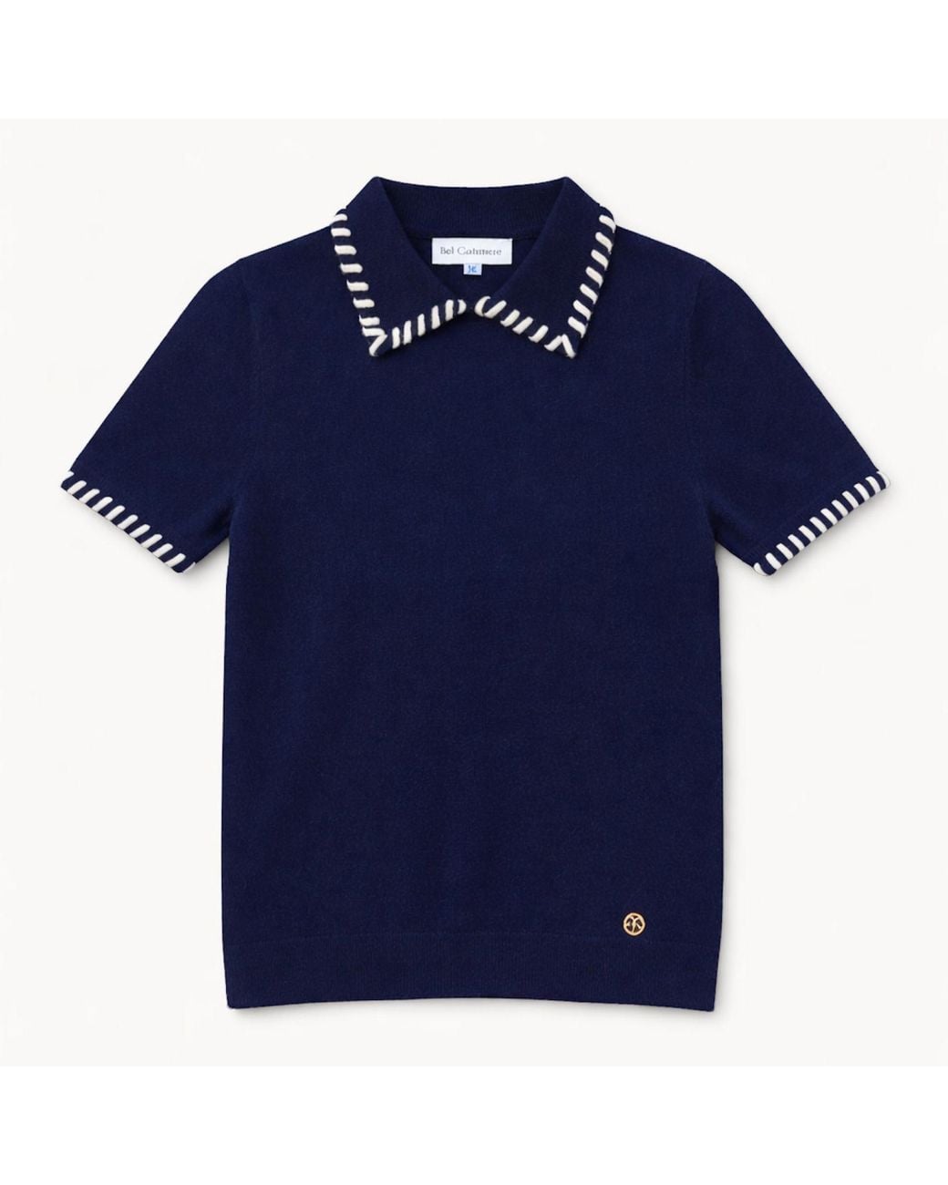 Bel Cashmere Blue Kate Cashmere Sweater