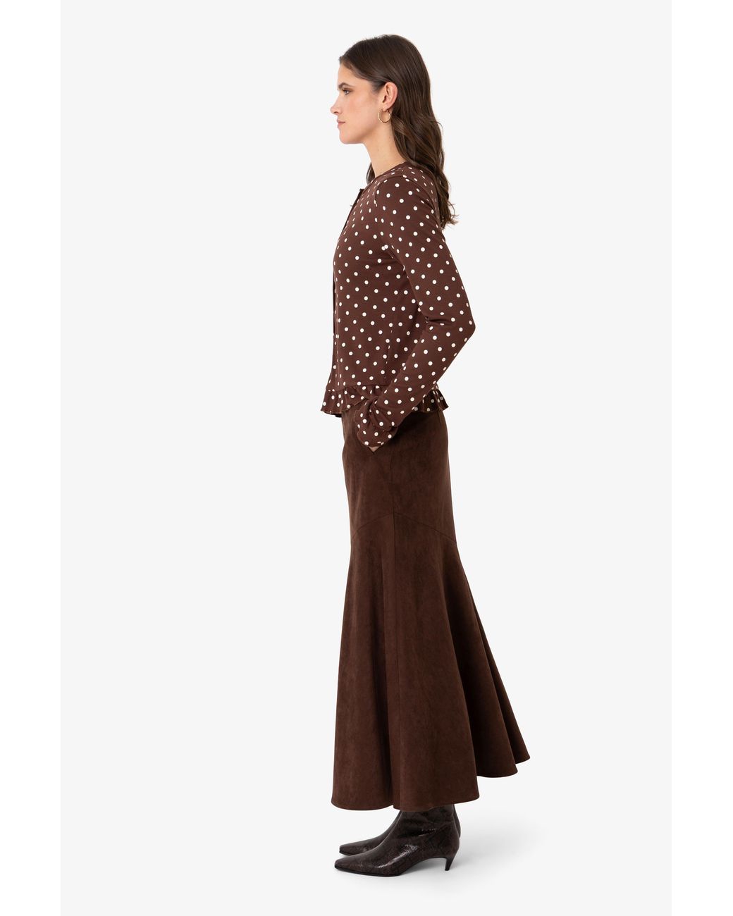 Amy Lynn Brown Edie Viscose Polkadot Cardigan