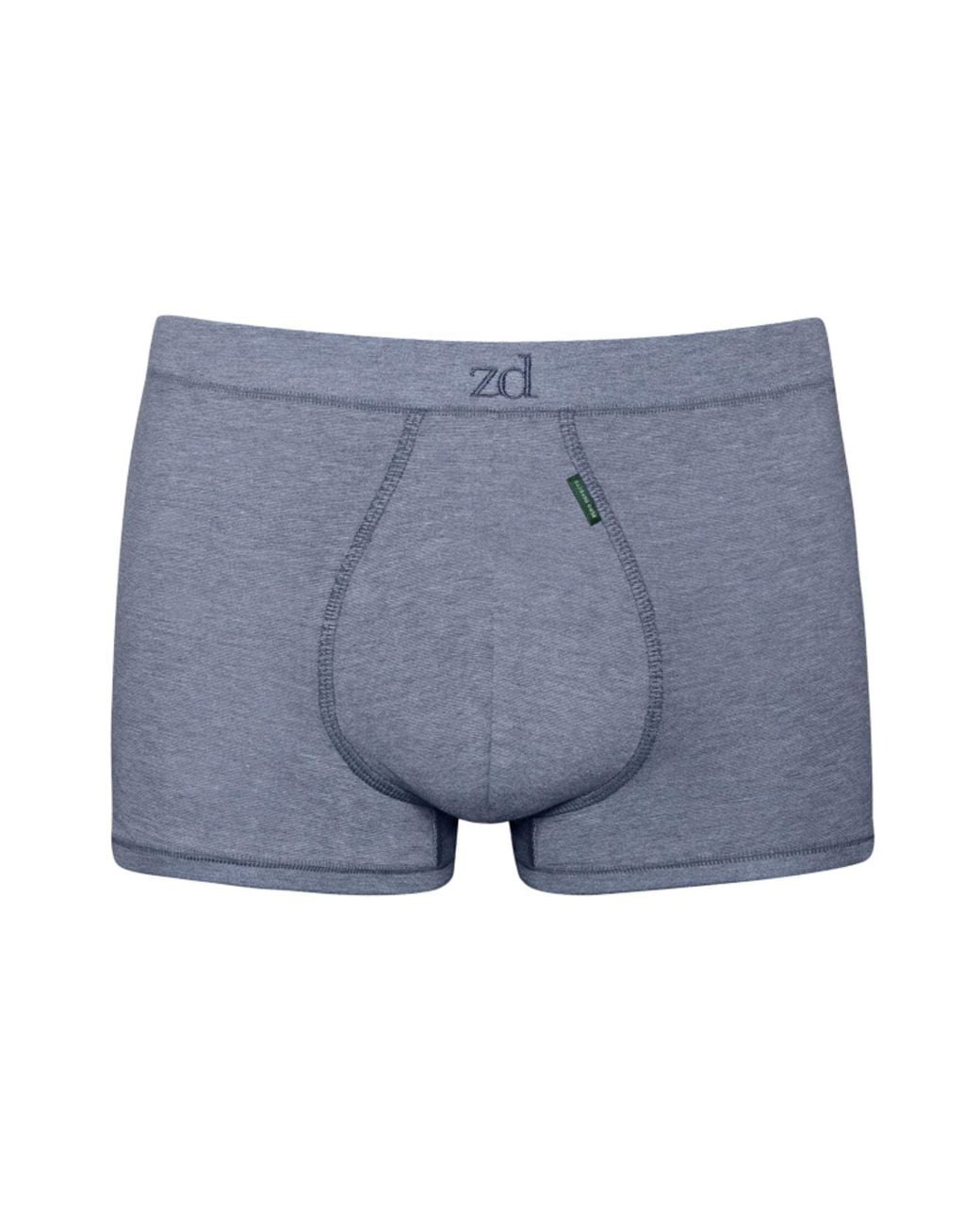 Zd - Zero Defects Blue Ikaria Trunk – Premium Egyptian Cotton for men